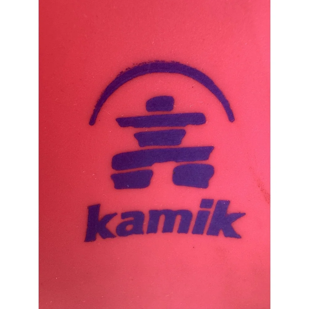 Kamik Pink‎ & Purple Kids Rain Boots Sz 3